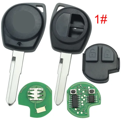 For Suzuki SWIFT 2 Button remote key with 315mhz /433 with 7936 chip ASK  pls choose frequency and model