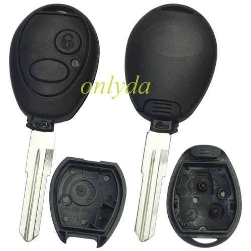 For landrover 2 button remote key blank with  LO