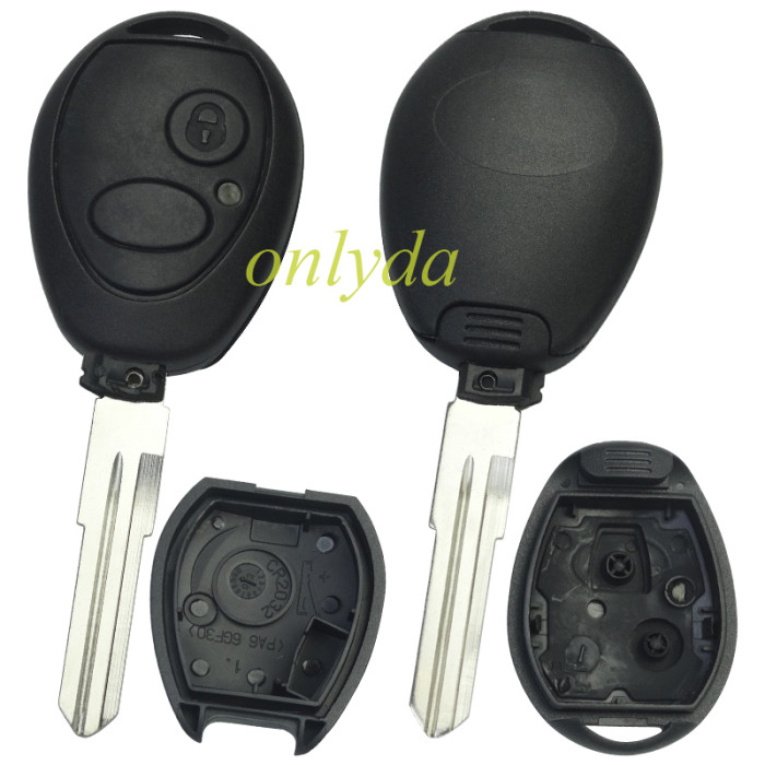 For Landrover 2 button remote key blank without badge