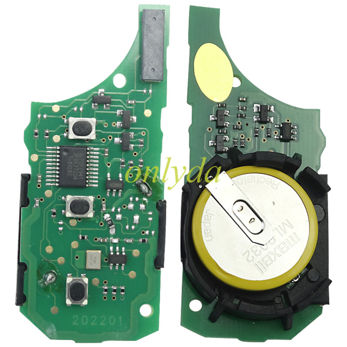 For Landrove 3 button remote key with 315mhz/434mhz  used for discovery III  with PCF7941 chip