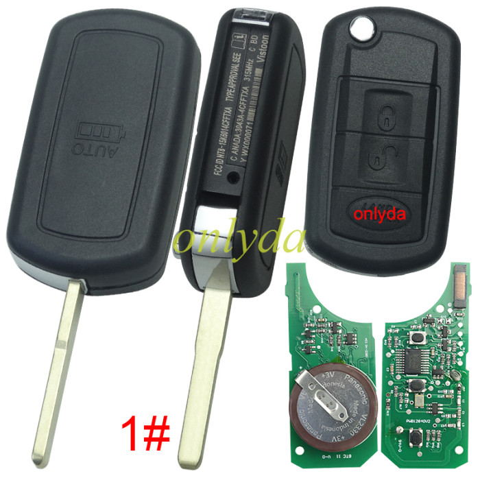 For  Discovery III 3B remote key with 7941 chip 315mhz/433mhz