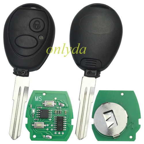 For Landrover 2 button remote key  433mhz  no logo PCF7930AS /7931 chips  FCCID : N5FVAL TX3