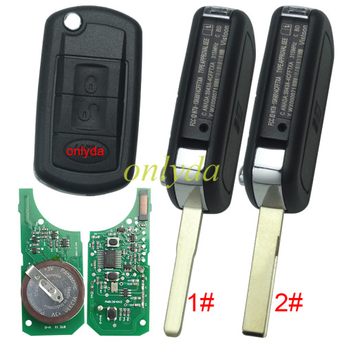 For  Discovery III 3B remote key with 7941 chip 315mhz/433mhz