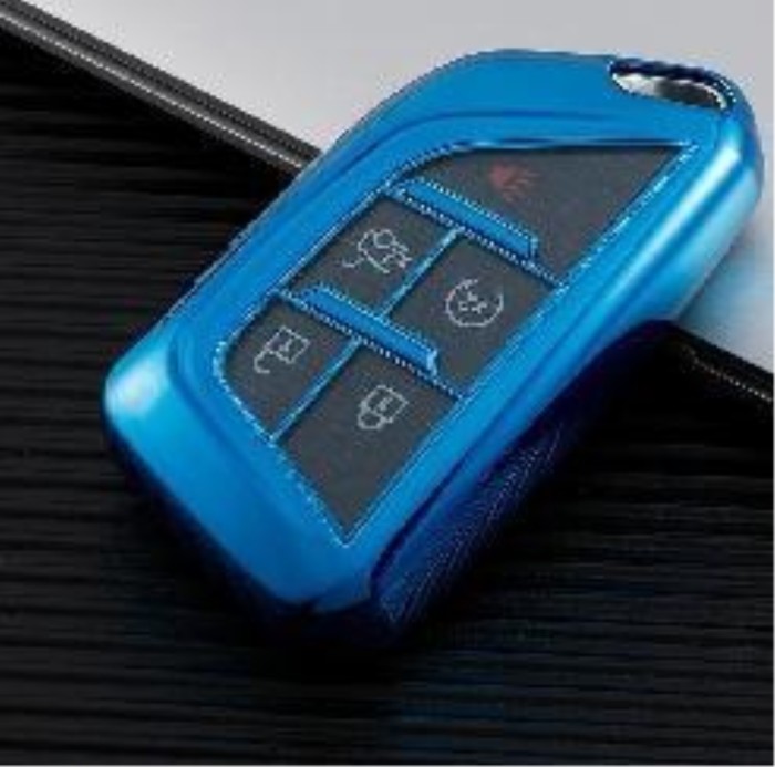 For Cadillac XT5 XT4/XTS/XT6/CT6/ATS-L 5button TPU protective key case , please choose the color