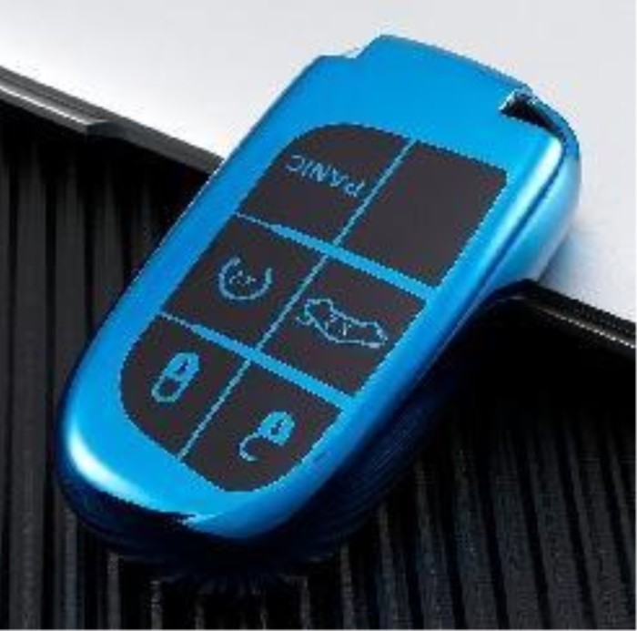 For Jeep, free light, dodge, coolway 5 button TPU protective key case , please choose the color