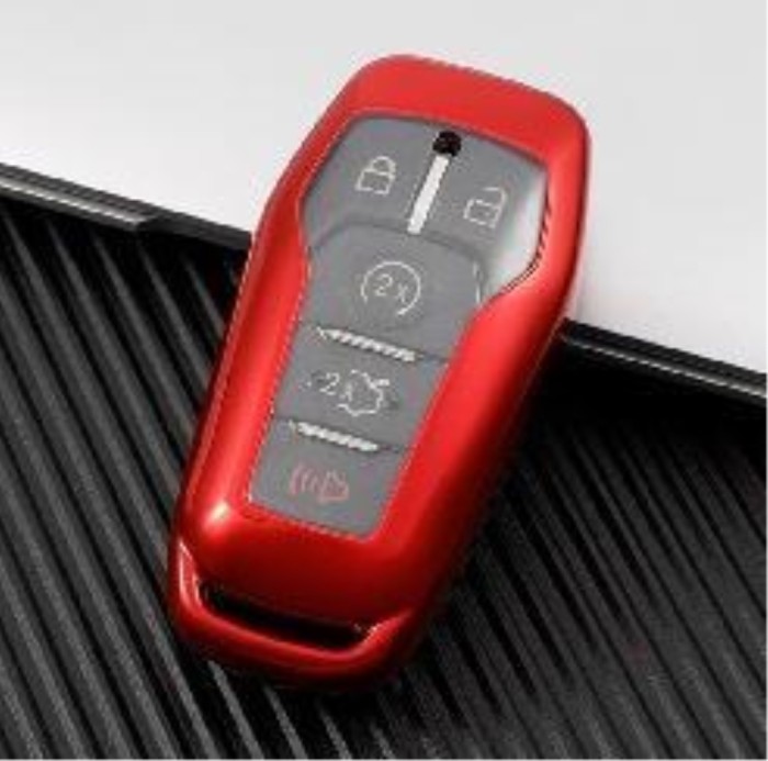 For Ford TPU protective key case  black or red color, please choose