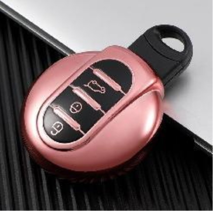 For BMW MINI cooper R55/R56/R60 3 button TPU protecive key case ,please choose the color
