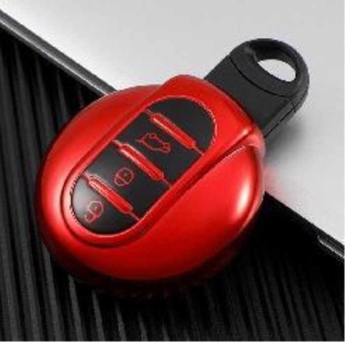 For BMW MINI cooper R55/R56/R60 3 button TPU protecive key case ,please choose the color