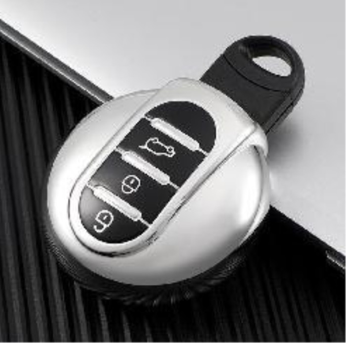 For BMW MINI cooper R55/R56/R60 3 button TPU protecive key case ,please choose the color