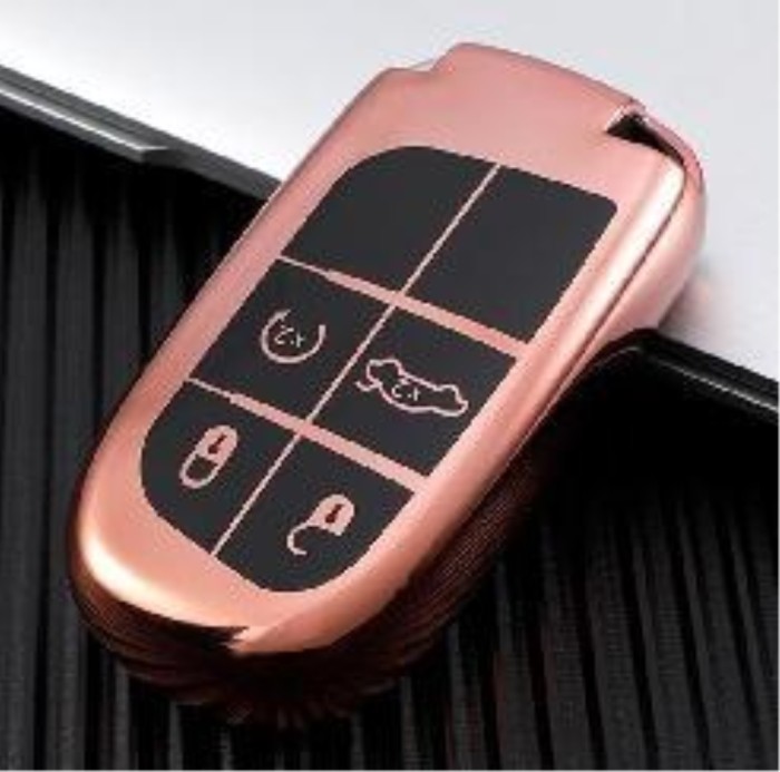 For Jeep, free light, dodge, coolway 4 button TPU protective key case , please choose the color