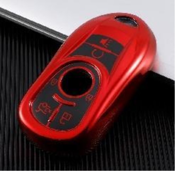 For Buick Chevrolet 5 buton  TPU protective key case, please choose  the color