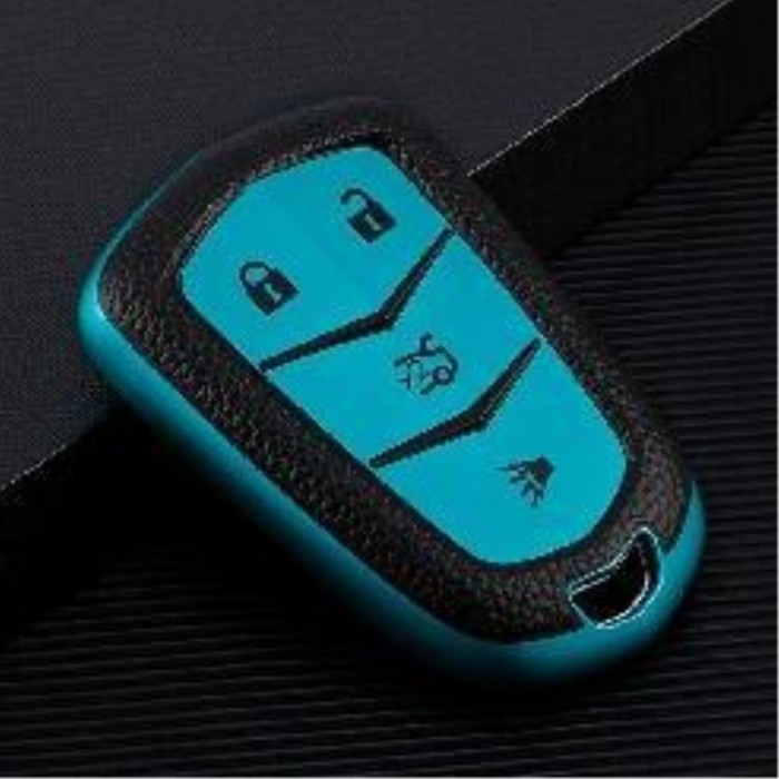 For Cadillac 3 button TPU protective key case , please choose the color