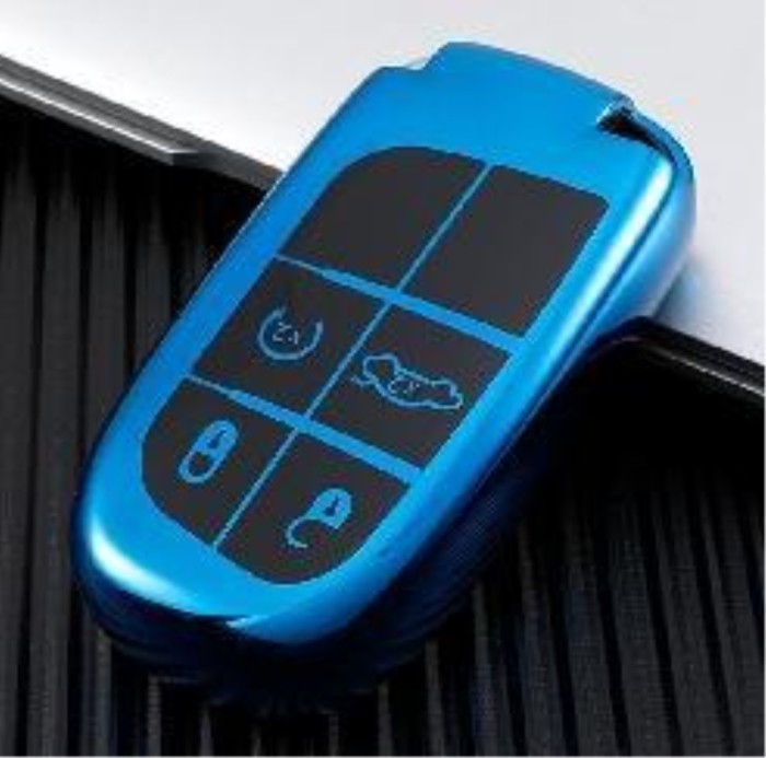 For Jeep, free light, dodge, coolway 4 button TPU protective key case , please choose the color