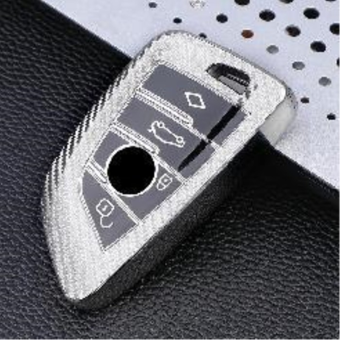 For BMW X5,X6 4 button TPU protecive key case , transparent button，please choose the color