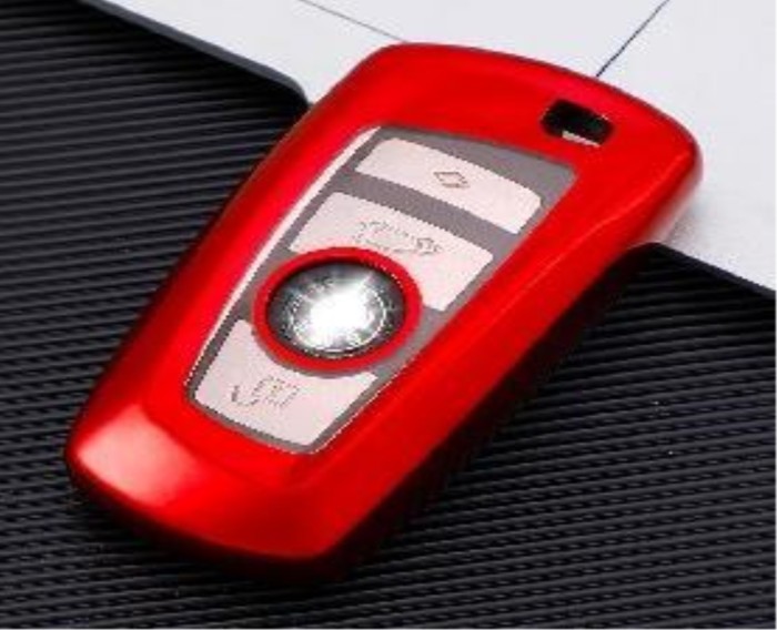 For BMW 5series、525li、520li、3series、GT320li、7series、4series、1series、X3、X4 4button TPU protective key case , please choose the color