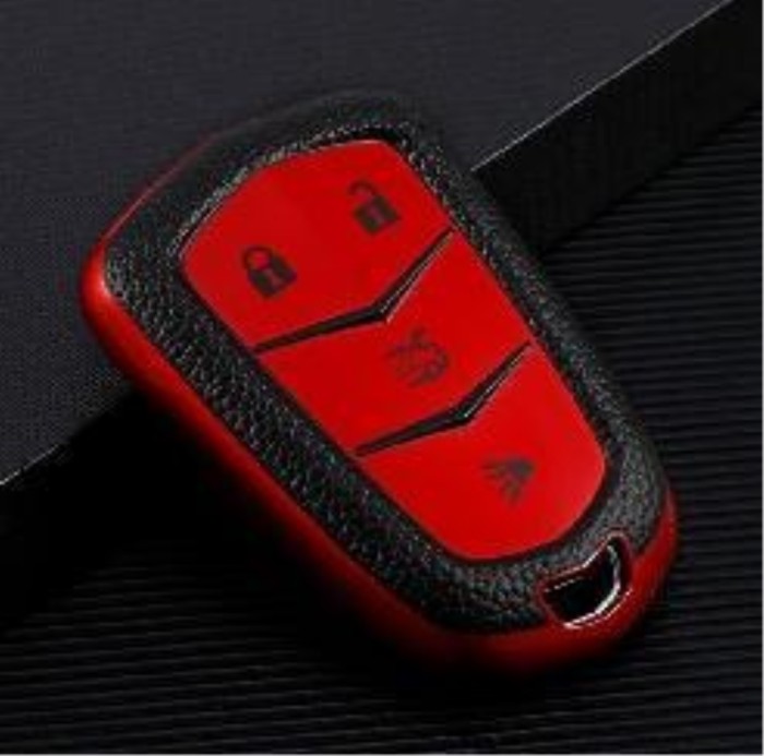For Cadillac 3 button TPU protective key case , please choose the color