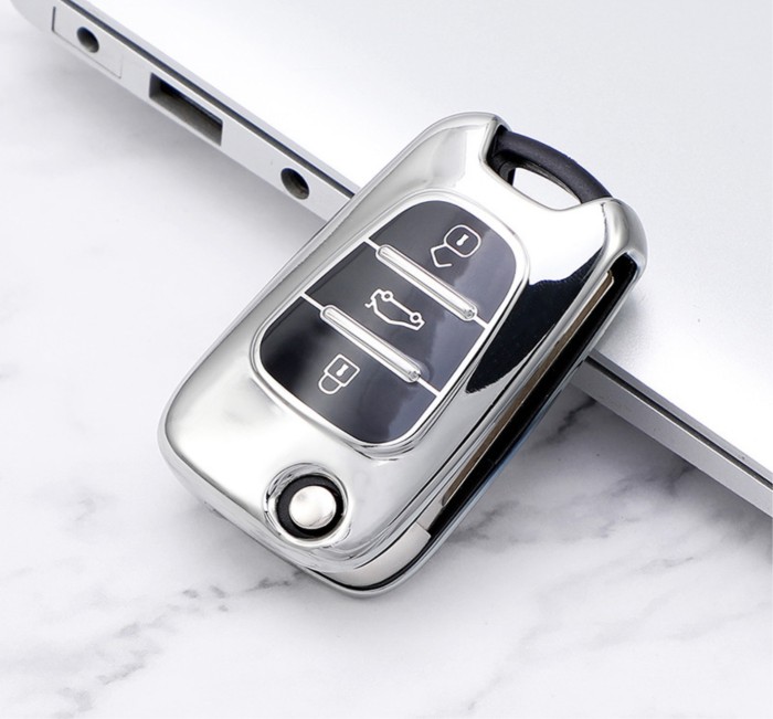 For Hyundai 3 button  TPU protective key case,please choose the color