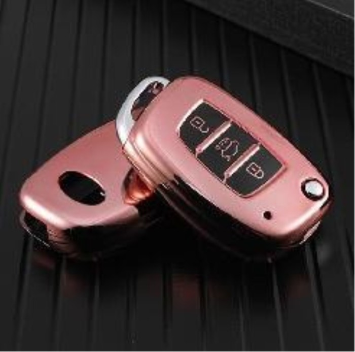 For Hyundai 3 button  TPU protective key case,please choose the color