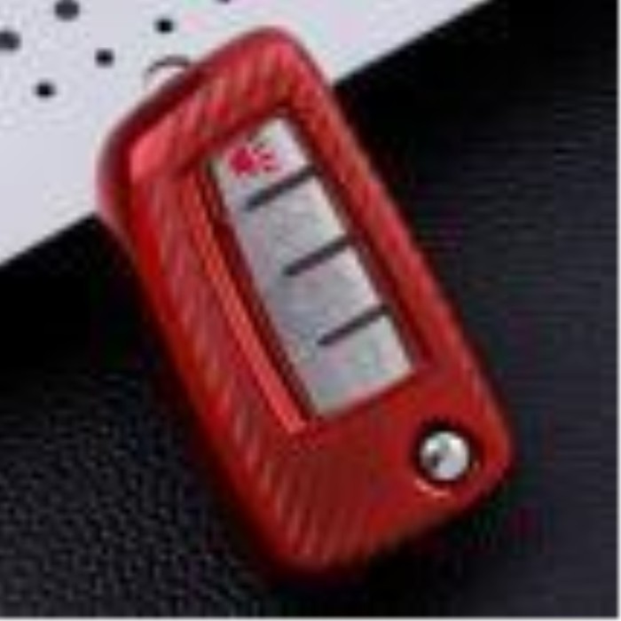 For Nissan 3 button transparent button  TPU protective key case please choose the color