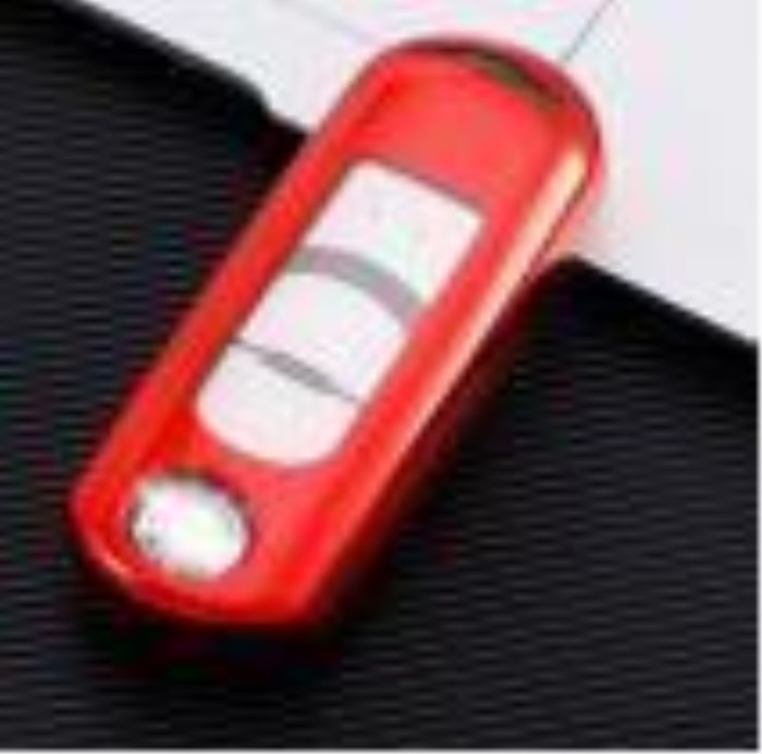 For Mazda TPU protective key case  black or red color, please choose