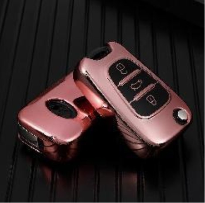 For Hyundai ix35 3 button  TPU protective key case,please choose the color