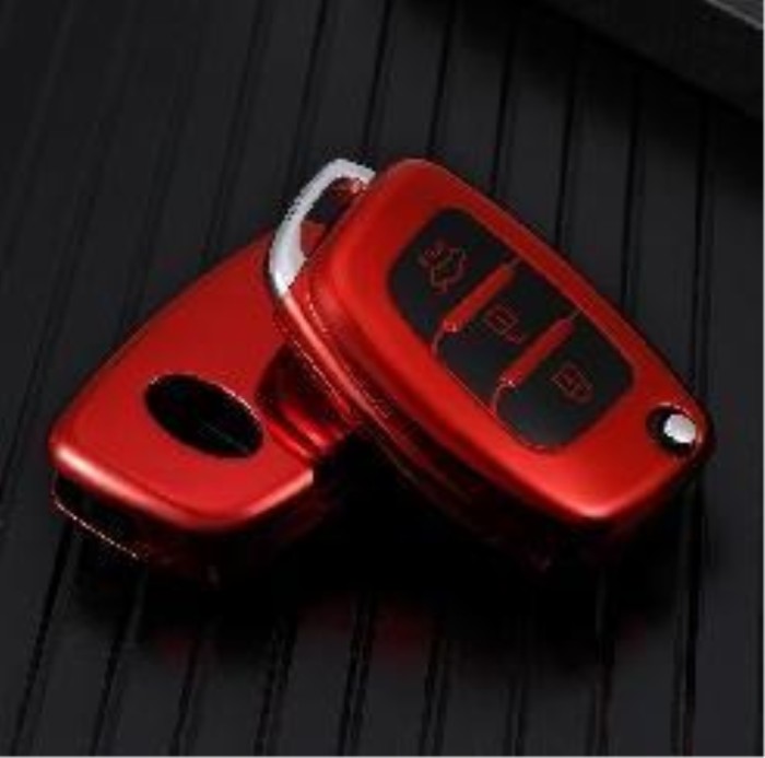 For Hyundai IX25 IX35 3 button  TPU protective key case,please choose the color