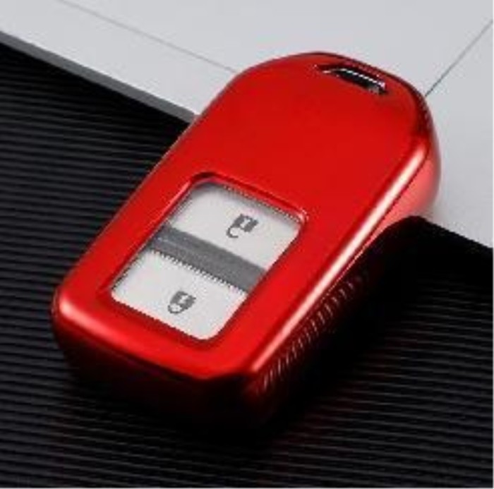 For Honda TPU protective key case  black or red color, please choose