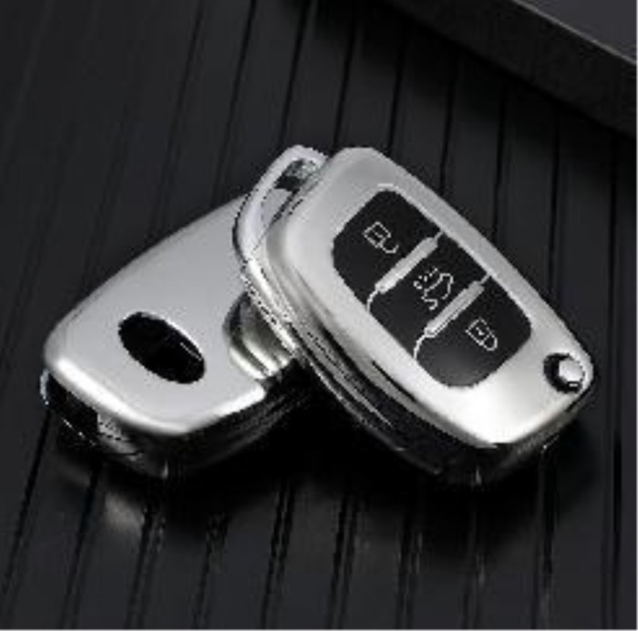 For Hyundai IX25 IX35 3 button  TPU protective key case,please choose the color