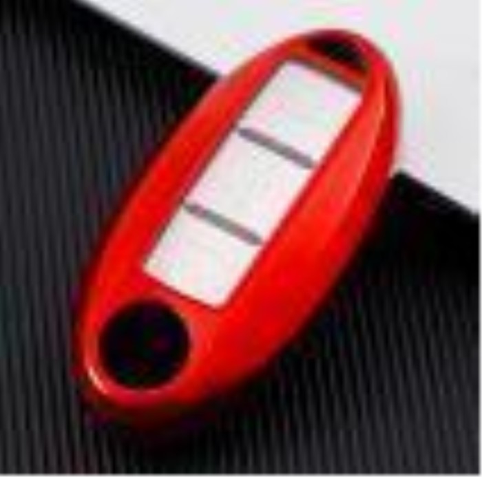 For Nissan TPU protective key case  black or red color, please choose