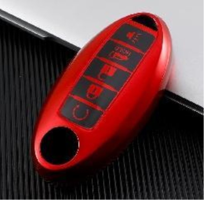 For Nissan 5 button TPU protective key case please choose the color