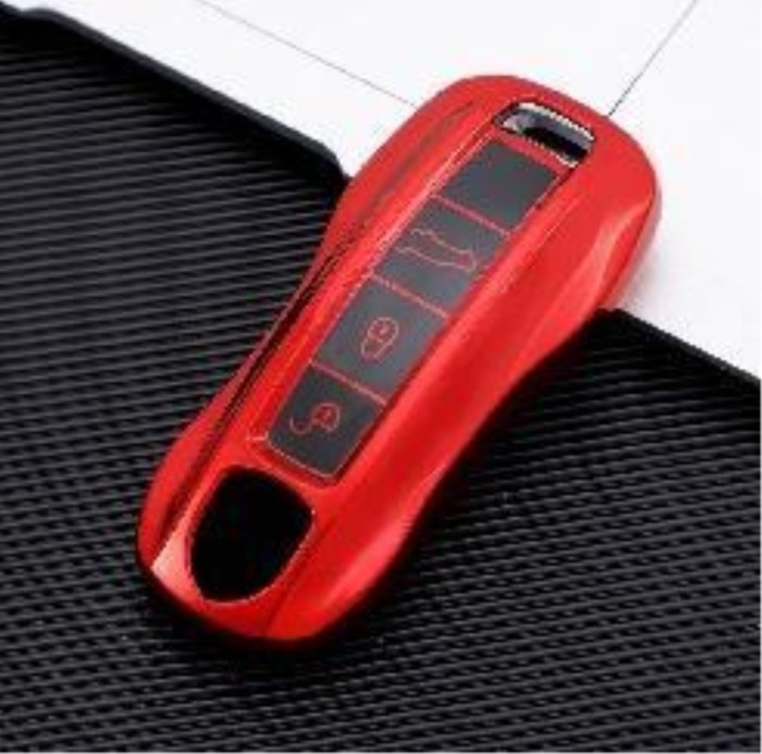 For Porsche 3 button TPU protective key case please choose the color