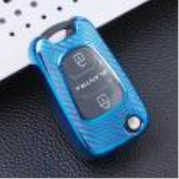 For Hyundai K2 K5 3 button  TPU protective key case, Transparent button, please choose the color