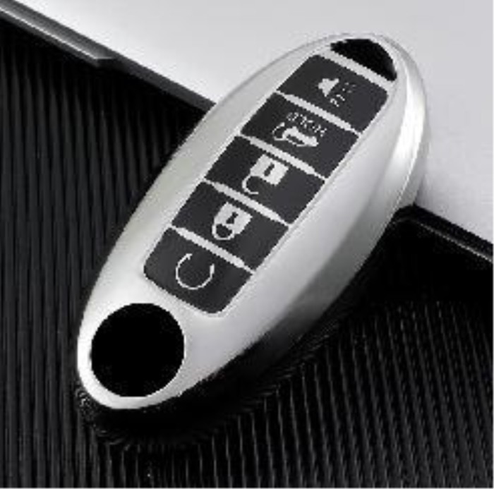 For Nissan 5 button TPU protective key case please choose the color