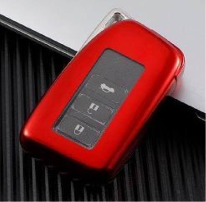For Lexus TPU protective key case  black or red color, please choose