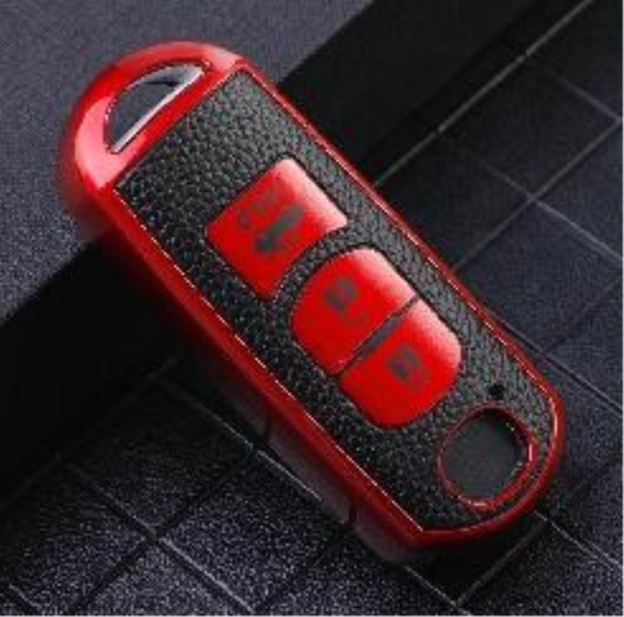 For Mazda A09H 3 button TPU protective key case please choose the color