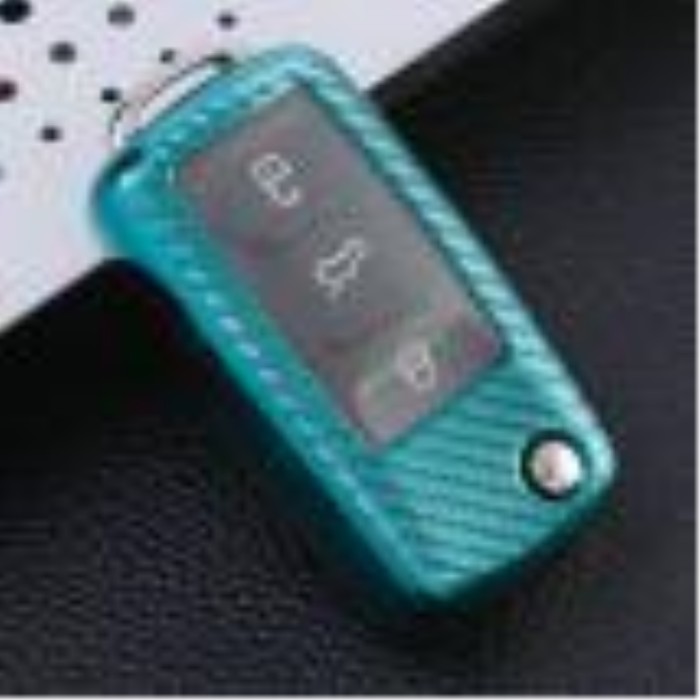 For VW 3 transparent button TPU protective key case please choose the color