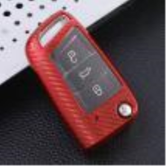 For VW  TPU protective key case, transparent button,  please choose the color