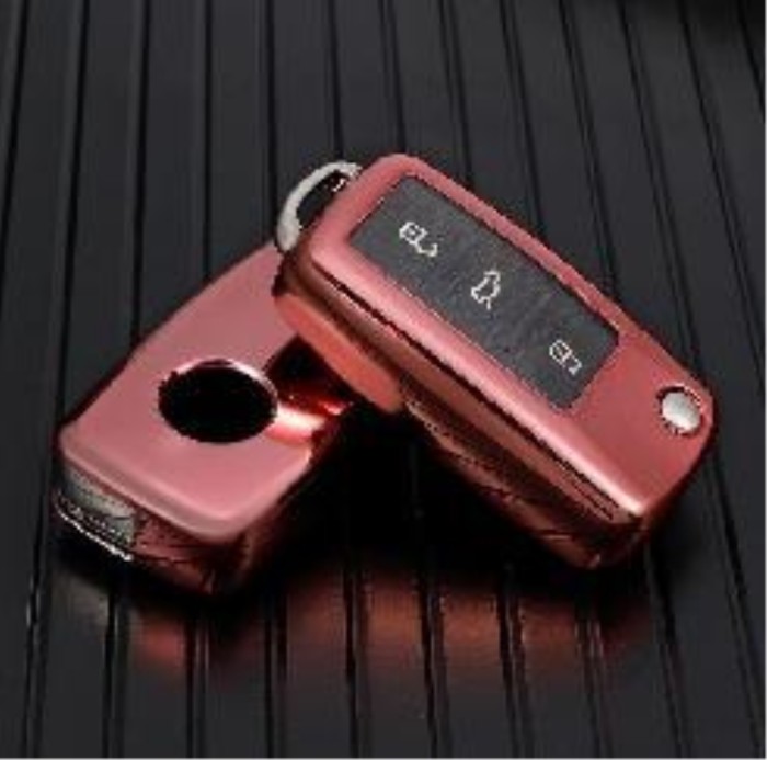 For VW TPU protective key case  black or red color, please choose