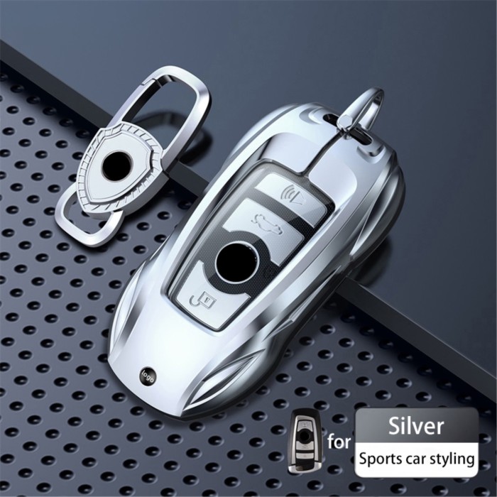 for bmw tpu and key ring and screwdriver, silver and gray  you can choose