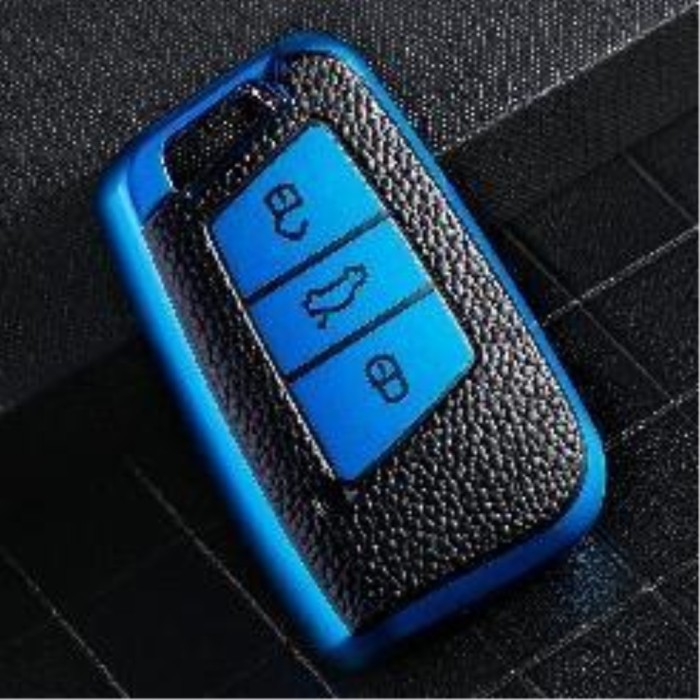For New Passat 3 button TPU protective key case black or red color, please choose the color