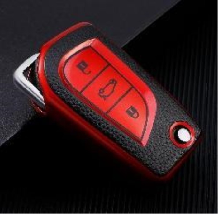For Toyota 3 button TPU protective key case please choose the color
