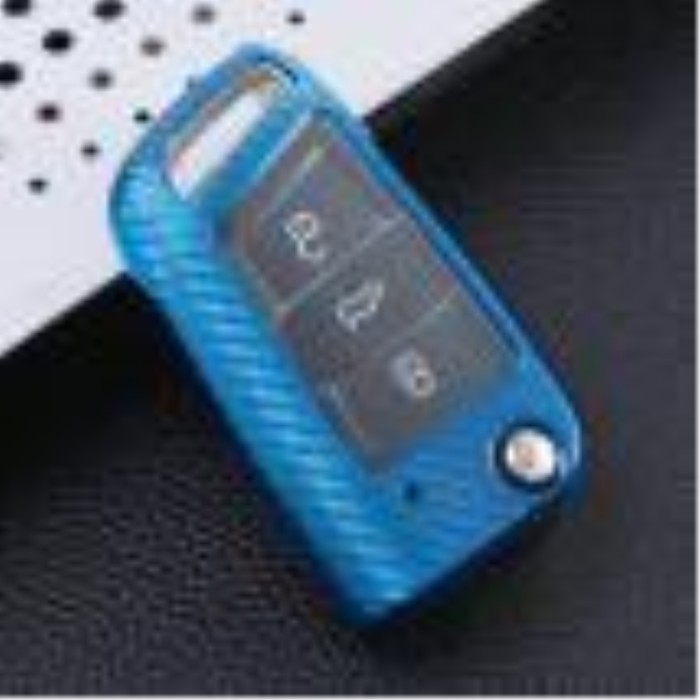 For VW  TPU protective key case, transparent button,  please choose the color