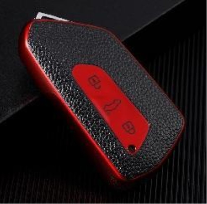 For Golf 8 3 button TPU protective key case black or red color, please choose the color