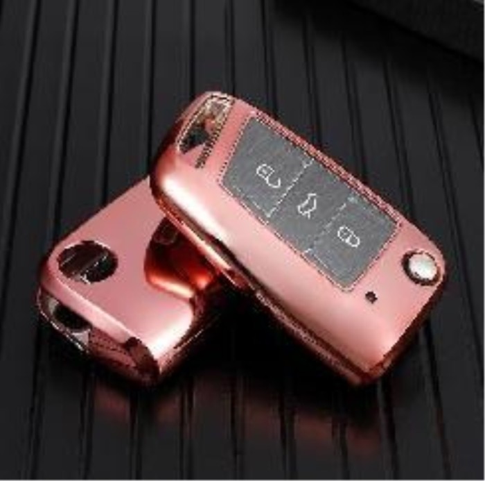 For Passat  TPU protective key case black or red color, please choose