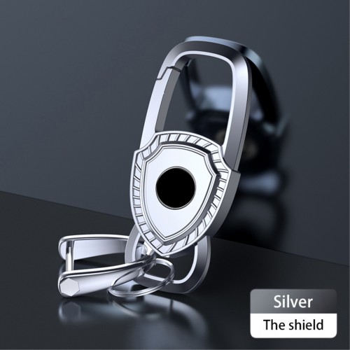 For key ring, silver and gray  you can choose