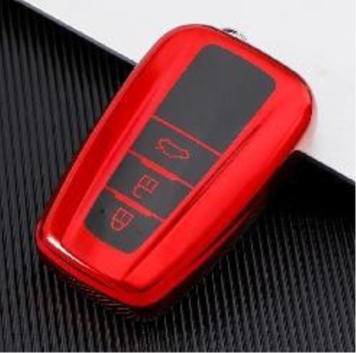 For Toyota 3 button TPU protective key case please choose the color