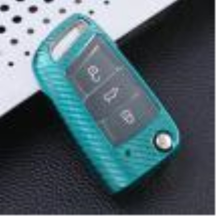 For VW  TPU protective key case, transparent button,  please choose the color