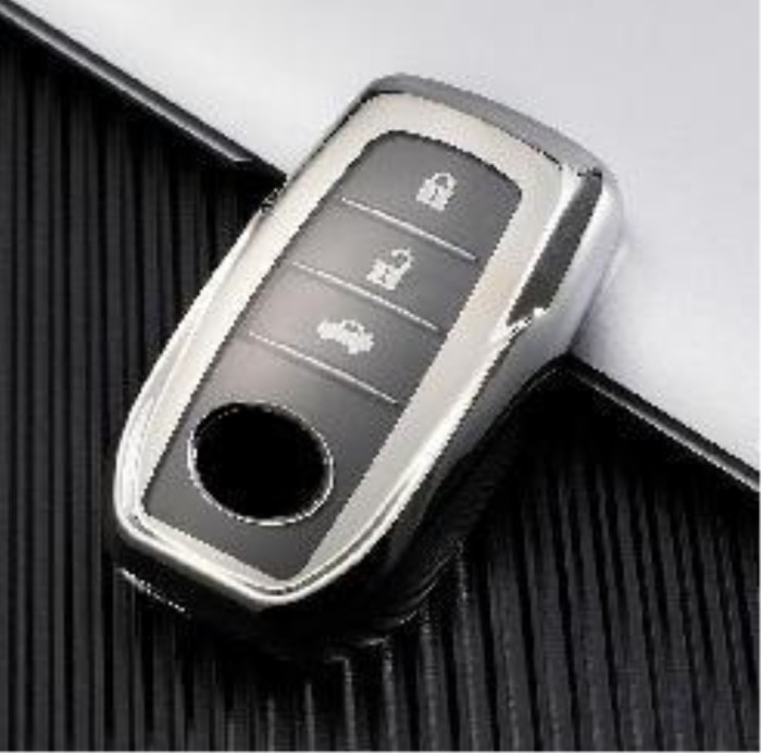 For Toyota TPU protective key case  black or red color, please choose
