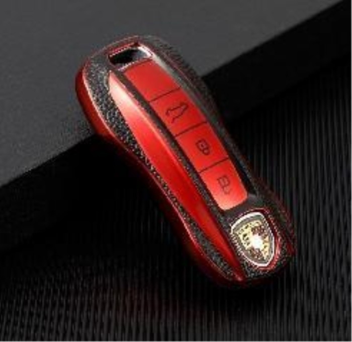 For Porsche 3 button TPU protective key case please choose the color