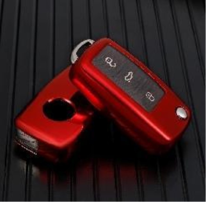 For VW TPU protective key case  black or red color, please choose